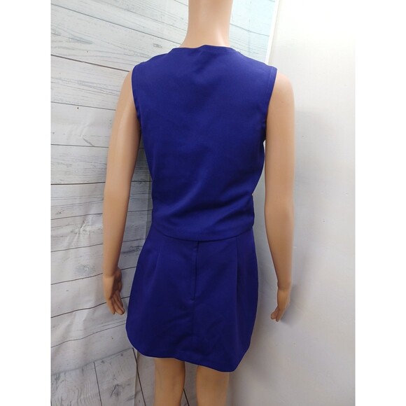 Vtg Varsity Cheerleading Cheerleader Uniform G Gators Purple Yellow Sz 36 - Picture 6 of 10